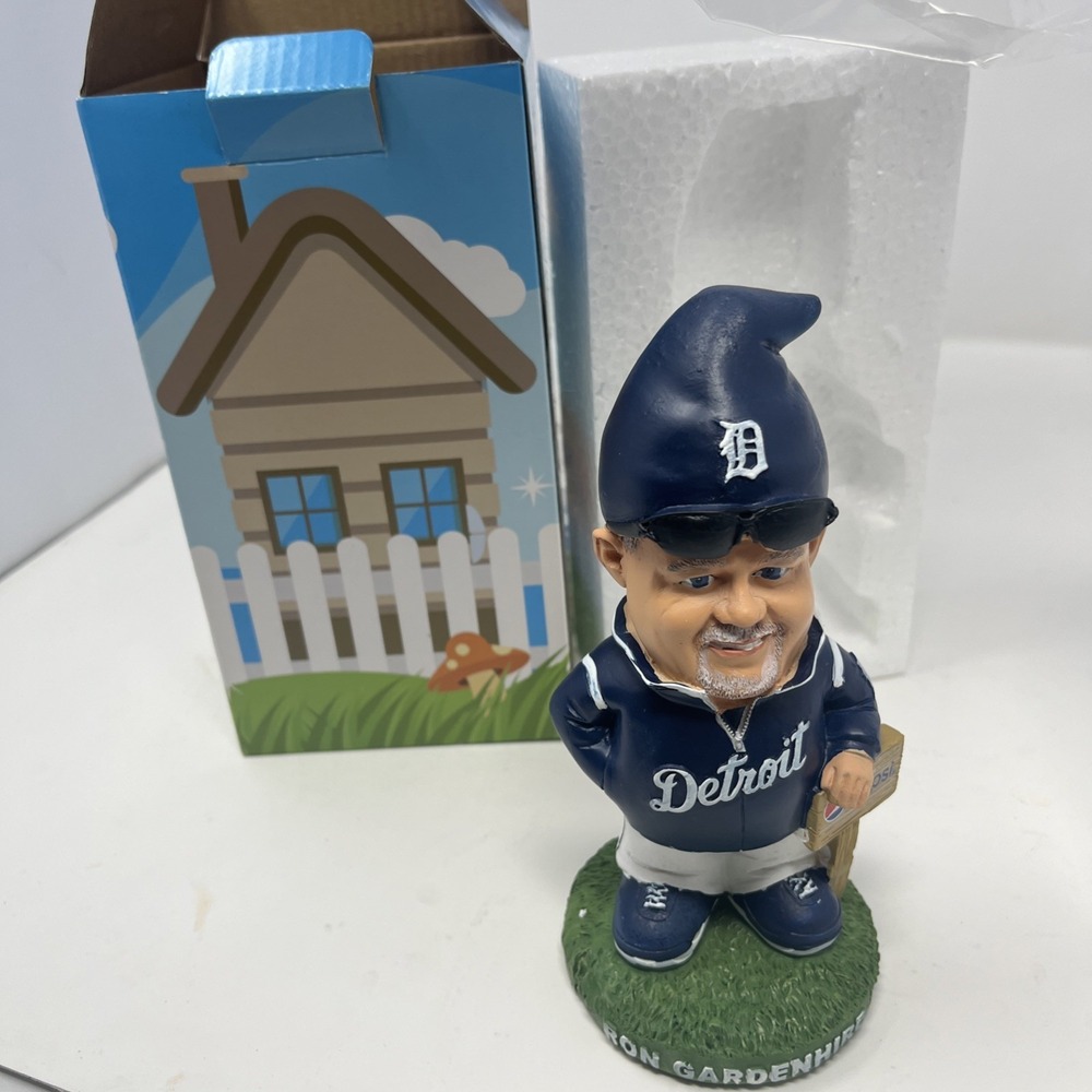 Ron Gardenhire Garden Gnome Detroit‎ Tigers 2018 SGA w/Original Box Comerica